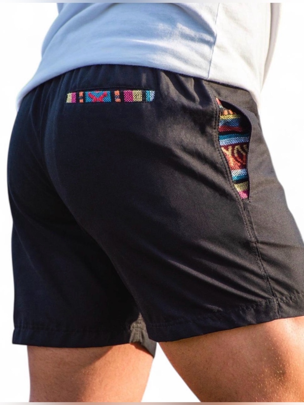 Wowie Mens Shorts Large Black
Drawstring Unlined 6" in size L EUC